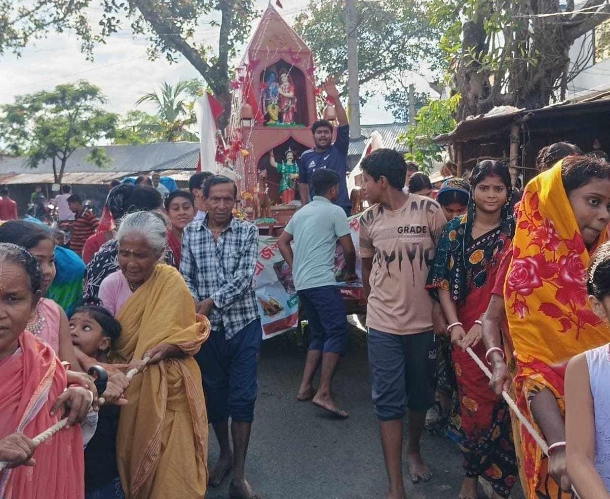 নিয়ামতপুরে রথযাত্রা অনুষ্ঠিত