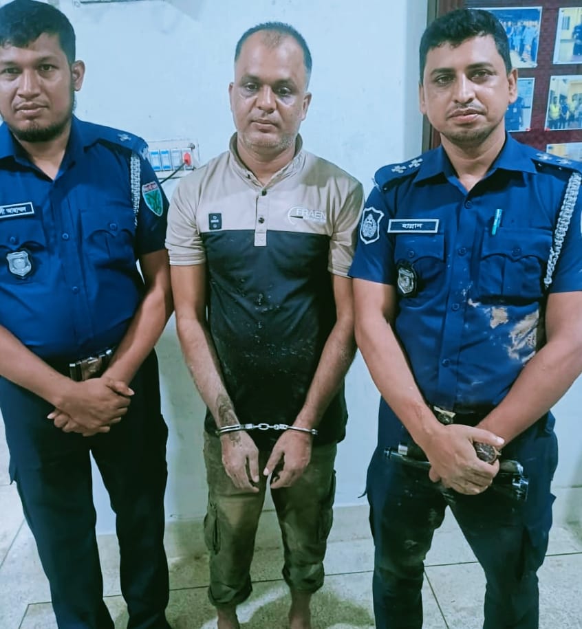 গোয়াইনঘাটে দুর্ধর্ষ সন্ত্রাসী বাহার গ্রেপ্তার