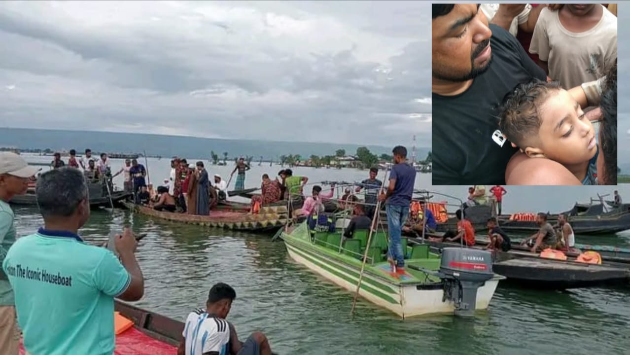 টাঙ্গুয়ার হাওরে ঘুরতে এসে হাউসবোট থেকে পড়ে শিশুর মৃত্যু