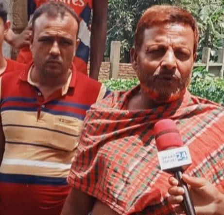 কান্দাইল সরকারি প্রাথমিক বিদ্যালয় রাস্তা বন্ধ করে বাউন্ডারি দেওয়াল নির্মাণ