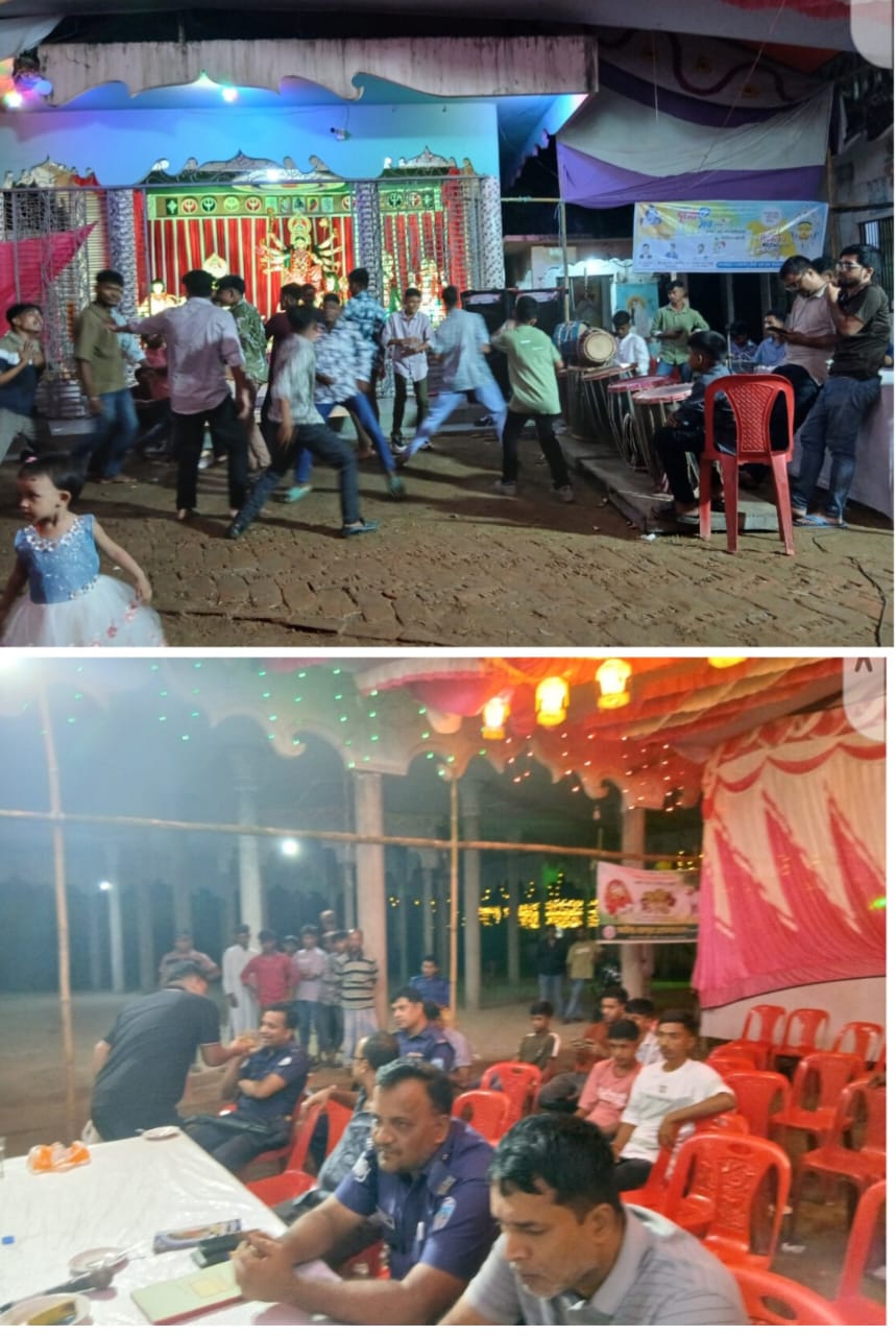 লোহাগাড়ায় প্রতিমা বিসর্জ্জন এর মধ্য দিয়ে শেষ হল শারদীয় দূর্গা পুজা