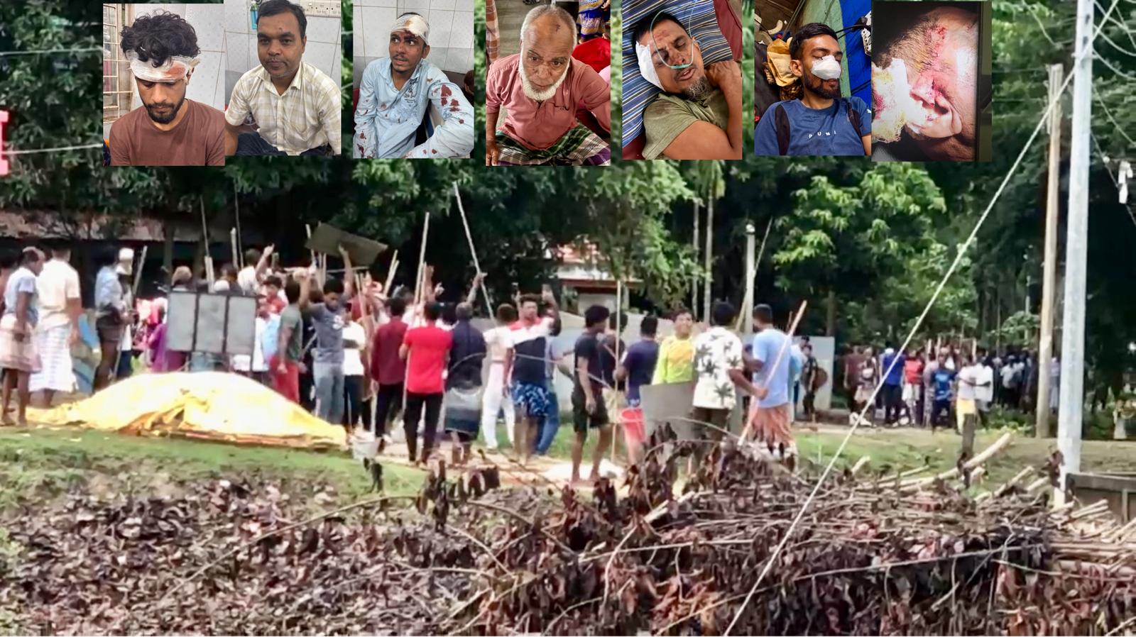 জগন্নাথপুরে সালিশি বৈঠক বানচাল করতে নজরুল বাহিনীর আক্রমণে ১৩ জন আহত