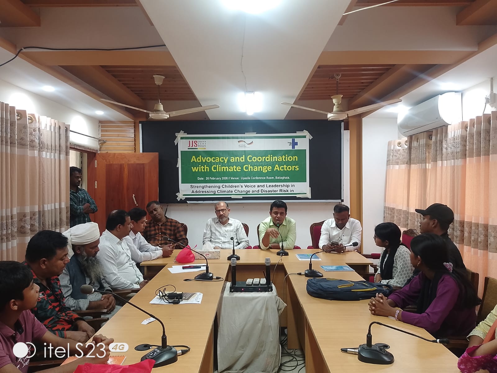 বটিয়াঘাটায় জেজেএস-এর উদ্যোগে জলবায়ু পরিবর্তন ও দুর্যোগ ব্যবস্থাপনা বিষয়ক অ্যাডভোকেসি সভা অনুষ্ঠিত